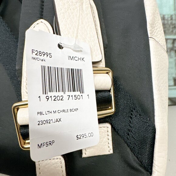 Coach F28995 Mini Charlie Backpack Bag IN Chalk